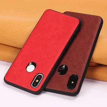 

Luxury Phone Case For Xiaomi Mi 8 lite A1 A2 lite Mix 2S Max 3 case Leather Soft Cover For Redmi Note 5 6 Pro case