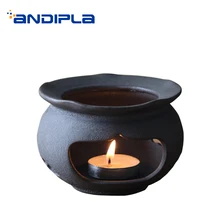 Японский стиль креативная керамическая теплая полка для чая подсвечник спиртовые огни вареный цветок чай вода нагревание база Подарки Для Семьи