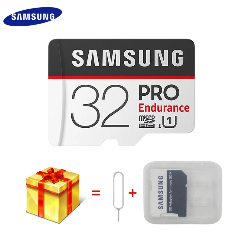 Online New SAMSUNG Memory Card Micro SD Card PRO Endurance 100MBs 128GB 64GB 32GB SDXC SDHC Class 10 TF Card C10 UHS I Trans Flash Card