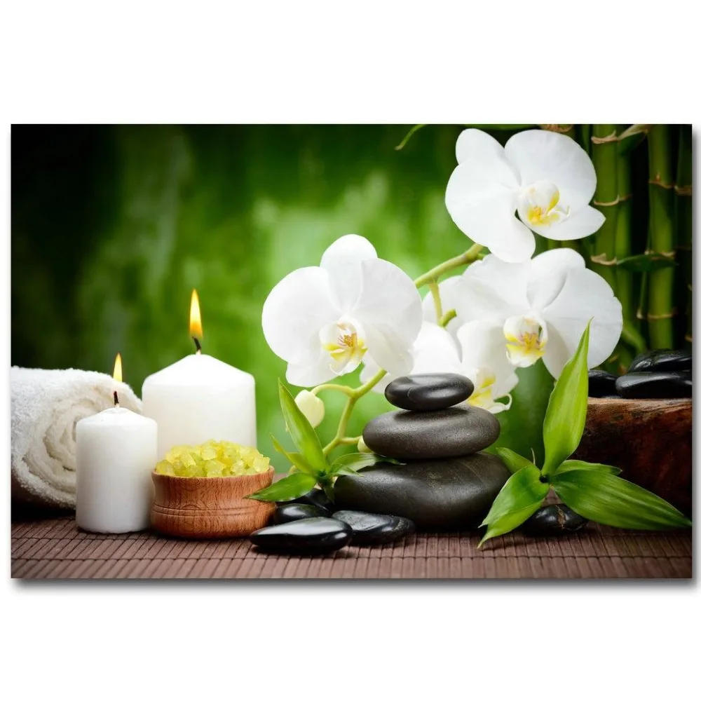 

2468A ZEN - Buddhism Bamboo Nature-Wall Sticker Silk Poster Light Canvas Decoration