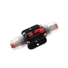 12V DC 20A-100A Car Audio Solar Energy Inline Circuit Breaker Reset Fuse Holder 12V DC 20A-100A Car Audio Solar Energy Inline Circuit Breaker Reset Fuse Holder