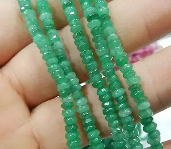 

15pcs 2x4mm Faceted Natural Natural stone Abacus Semi-precious stones Loose Beads 15"