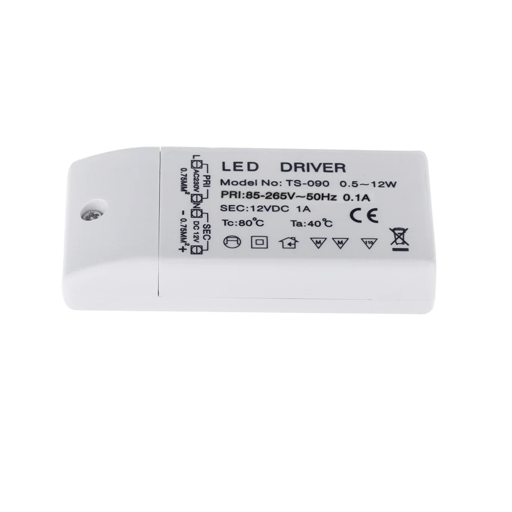 AC85 265V DC 12V SMD светодиодный трансформатор питания для MR11/G4/MR16/GU5.3 лампочки 12