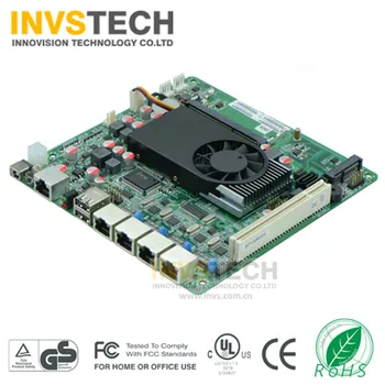 

Four Gigabit Ethernet Mini itx 17*17 4Lans D525 1.80GHz firewall / network / ROS moterboard M525FT