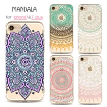 for iPhone Cases painted mandala font b Phone b font Case for Apple iphone 7 7plus