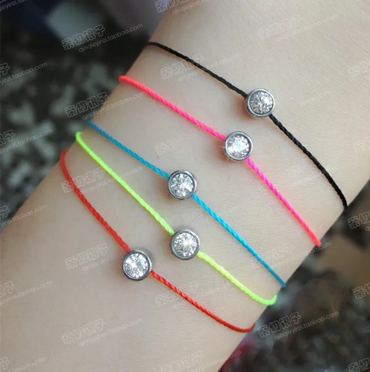 2017 Summer Redline Fluorescent Bracelet Austrian Cubic Sona Zircon 2017 Summer Redline Fluorescent Bracelet Austrian Cubic Sona Zircon Crystal Charms Bracelets Bangles For Women 26 032a2 In Charm From Jewelry