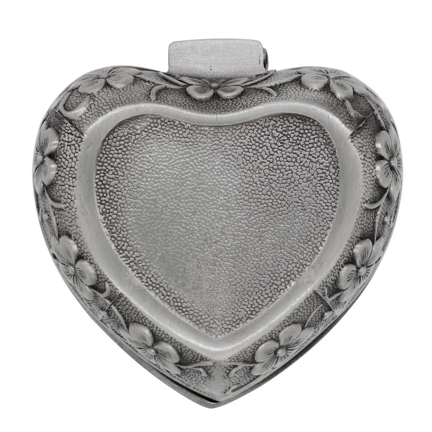 Классический, винтажный, старинный ювелирный ящик в форме сердца, кольцо, маленький брелок, органайзер для хранения, сундук, рождественский подарок, серебро