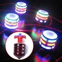 Креативный классный многоцветный музыкальный спининг топ игрушки имитация дерева Дети вспышка светодиодный свет гироскоп классическая игрушка для детей Подарки