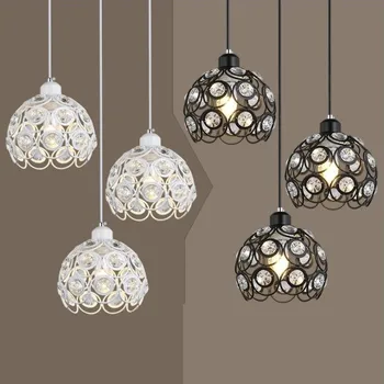 

Modern Led Hanglamp Loft Suspension Luminaire Crystal Ball Lustres LED Pendant Lights for Dinning Room Kitchen Living Room Lamp