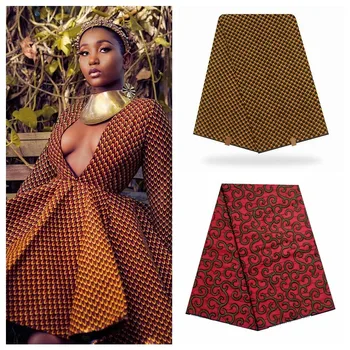 

Ankara Fabric Printing Best Quality Veritable Wax African Printed Fabric 100%cotton Dutch Veritable Wax Nigeria Wedding Dress