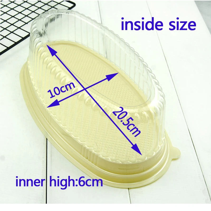 50 компл. Прозрачный пластиковый эллипс круглый выпечки Торт купол упаковочные коробки мини держатель печенья Маффин Кондитерские продукты торт стенд контейнер