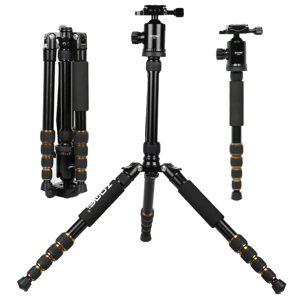 

Fashion Camera Tripod Aluminum-magnesium Alloy Tripode 360 Support for Sony Nikon Canon Camera Gift 3 Filters Max 1490mm