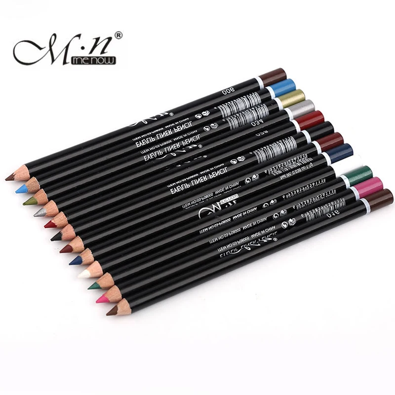 Menow 12 Colors Colorful Eyeliner Pen Long Lasting Eye Pencil...