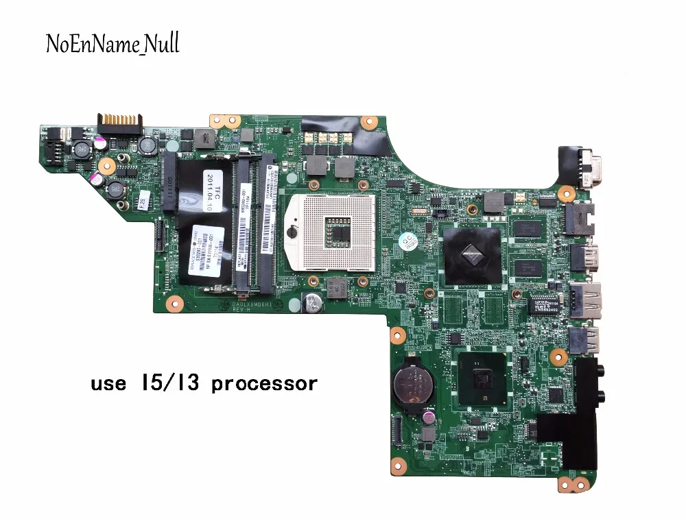 630280-001 شحن مجاني محمول لوحة رئيسية لأجهزة HP DV6 DV6-3000 HM55 بالكامل اختبار اللوحة DA0LX6MB6F2 DA0LX6MB6H1
