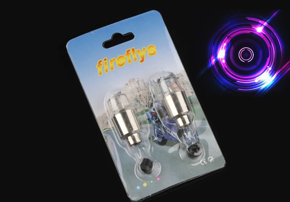 

5 pairs Brand New Colorful Led Flash Tire Wheel Cap Light For Car Bike Bicycle Motorcycle for Bike DIY decoration