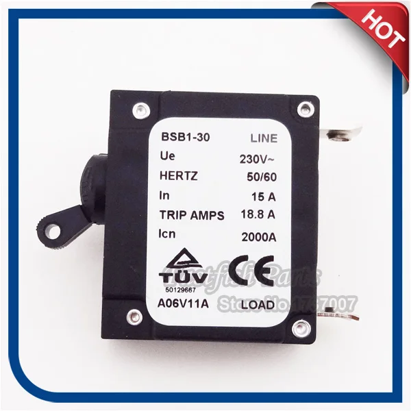 230V 15A в китайском генераторном выключателе 18.8A BSB1 30 2000A|breaker|breaker amp |