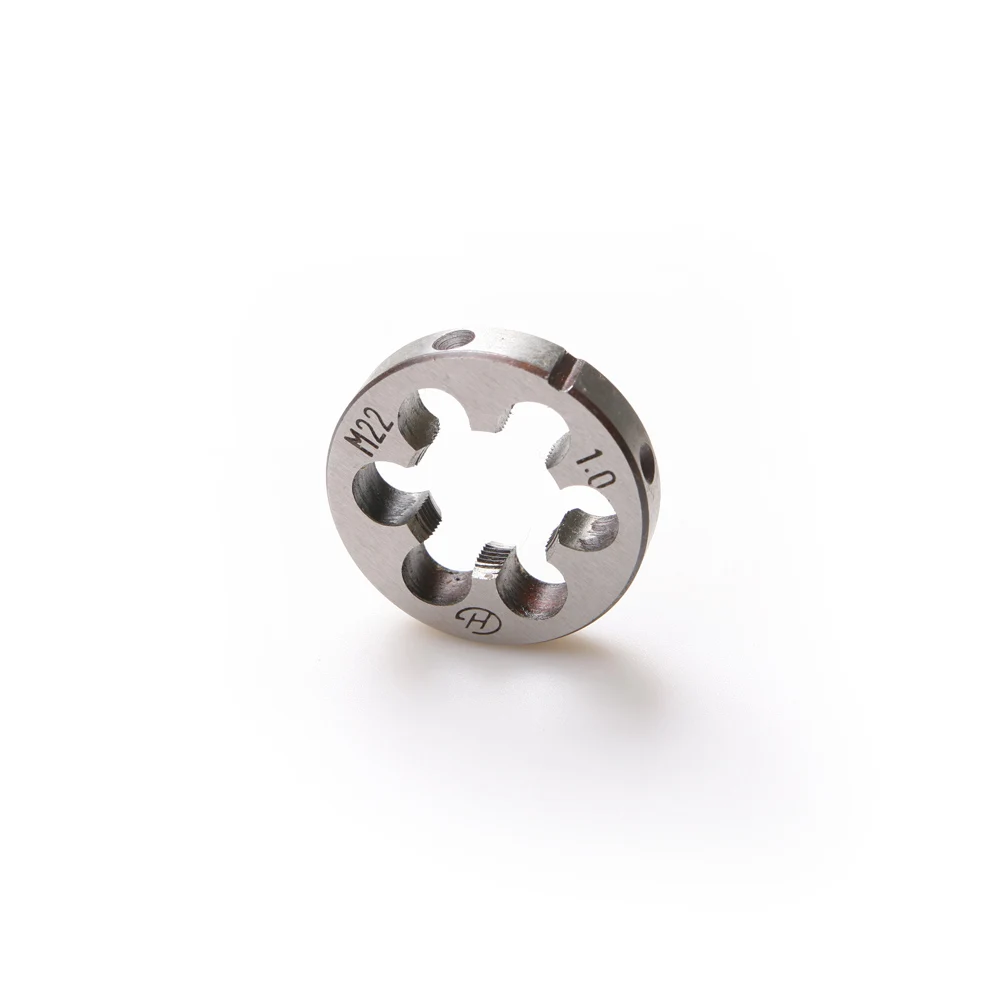 Professional 1PCS Round Die size M22 * 1 M22* 1.5 M22* 2 High Quality Durable Metric Thread Die