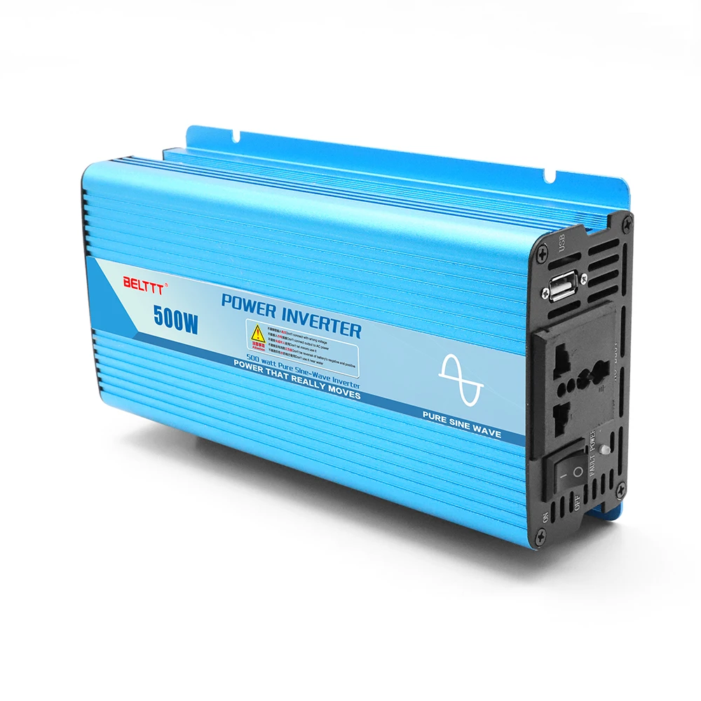 Горячая Распродажа портативный автомобильный инвертор трансформатор 500W DC to AC 12V