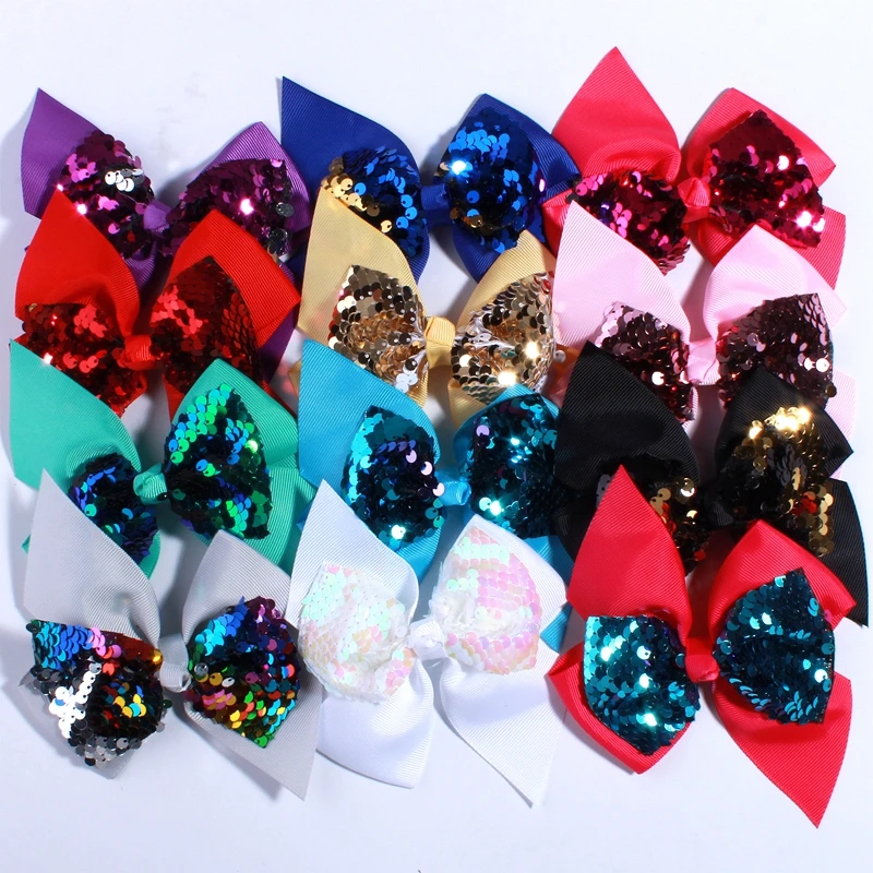 120pcs-12cm-new-dovetail-grosgrain-fabric-hair-bows-for-hair-clips-with-sparkling-sequins-boutique-ribbon-hair-bow-for-christmas