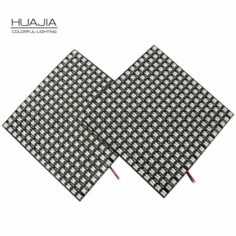

1PCS 16*16 Pixel WS2812B Digital Flexible LED Panel WS2812 IC Individually addressable Color DC5V Smd5050 Rgb Pixels