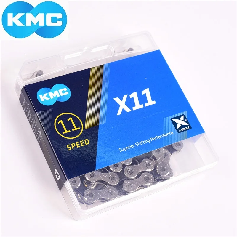 Cheap KMC X11 11 Speed Bicycle Chain 116 Links With Quick Link Silver/Black MTB Mountain Bike Chain for Shimano-Sram 11 Speed 0 Cheap KMC X11 11 Speed Bicycle Chain 116 Links With Quick Link Silver/Black MTB Mountain Bike Chain for Shimano-Sram 11 Speed 0