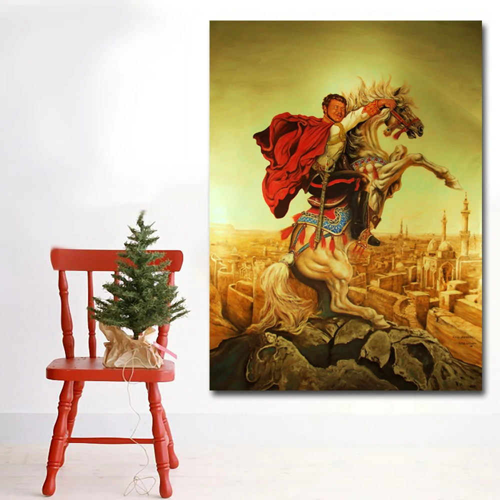 

Viktor Galliano Imitating Napoleon Casttles Paintings Canvas Printed Wall Art Prints Poster Cuadro For Living Room Home Decor