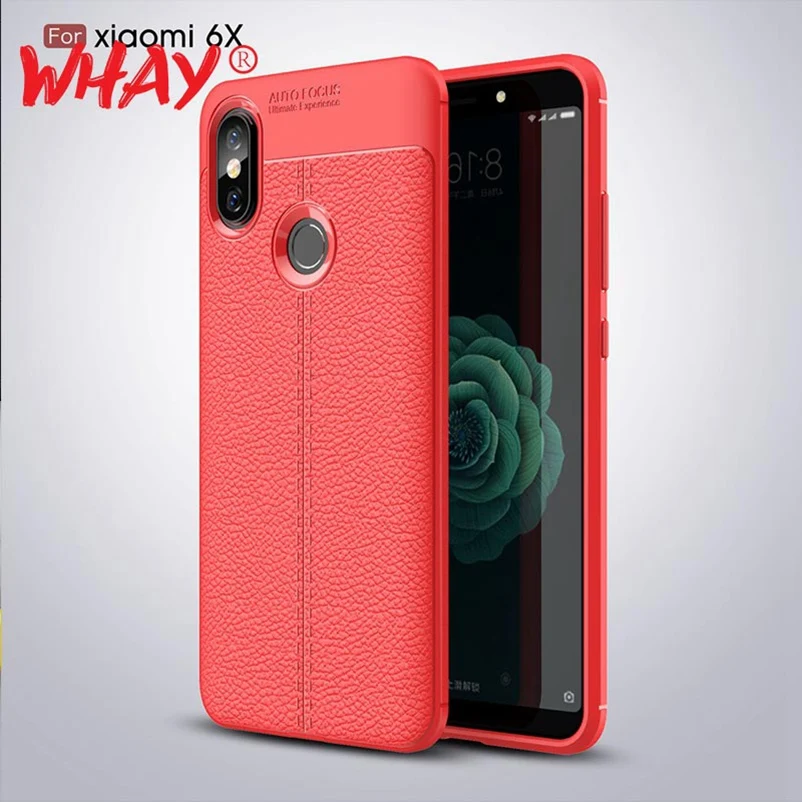 Xiomi Case For Xiaomi Mi A2 6X Litchi Leather Luxury Cover Redmi Note 5 Plus 5A 6 6A Pro 4A 4X 8 SE A1 Coque |