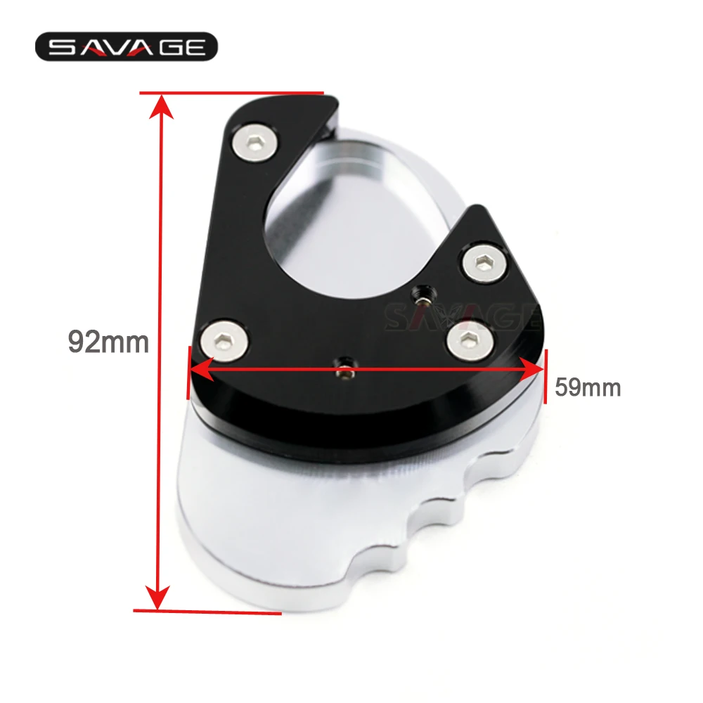  Side Kickstand Stand Extension Plate For KAWASAKI NINJA 400/1000 Z1000SX NINJA400 NINJA1000 Z 1000S