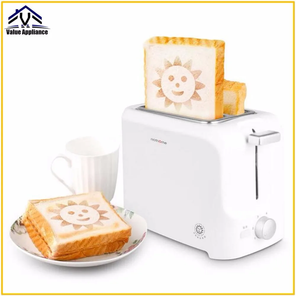 

Sunshine Pattern Bread Toaster household automatic 6 Stalls 2 Slices Fast Bake toaster Breakfast spit driver Breakfast Machine