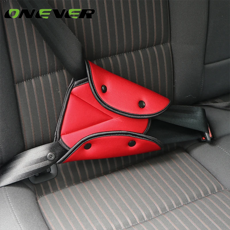 Onever Car Safe Fit Seat Belt Sturdy Adjuster Car Safety Belt Adjust