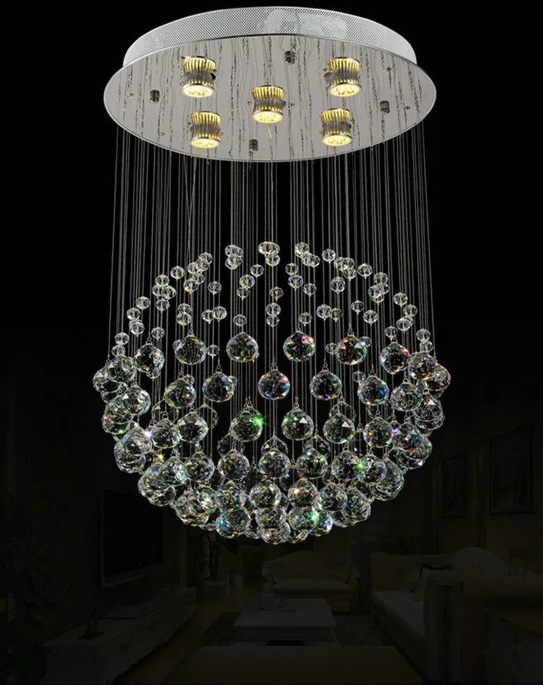 

2016 Classic Design crystal pendents indoor chandelier home decoration pandents cristal de jantar Ball shape chandelier