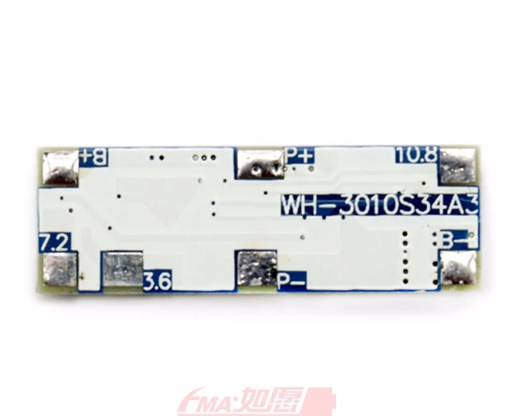 Модуль защитной цепи 3S 2A 3A 8A PCM для 11 1 В 10 8 Li-Ion Li-Po зарядка разрядка короткое