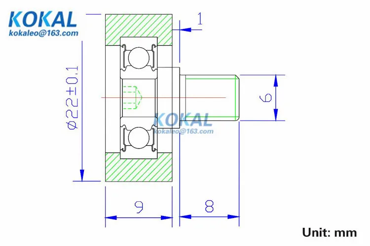 cabo, 10 peças, rolamento de rolamento com