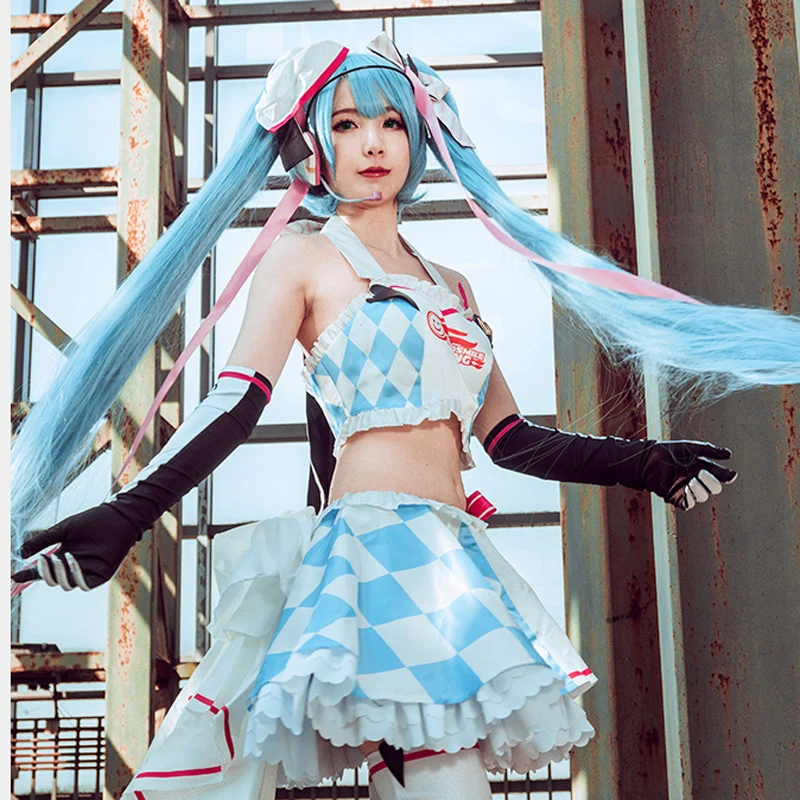 CosplayLove VOCALOID Rennwagen гоночный автомобиль Miku костюм косплей платье для девочки