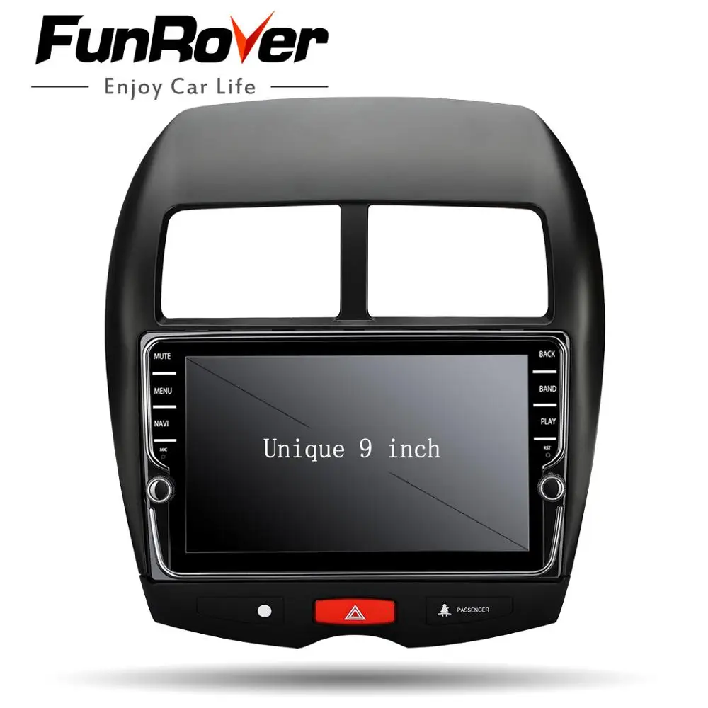 Funrover 9 ''Android 8,0 автомобильный dvd мультимедиа для Mitsubishi ASX 2010-17 peugeot 4008 Citroen C4 Aircross gps навигатор 2G 32G rom