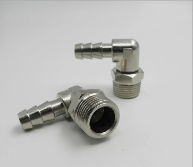 

tube size 6mm-1/8 PT thread pneumatic male brass hose barbed fittings