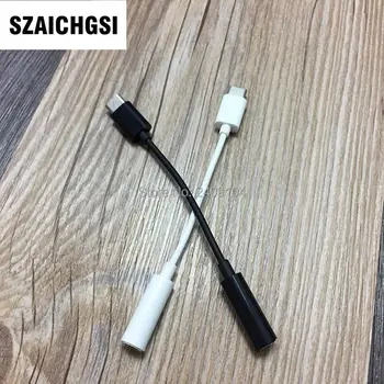 

SZAICHGSI Audio Adapter Male Type-C to 3.5mm Jack Female Audio AUX Cable Covertor For Huawei wholesale 1000pcs
