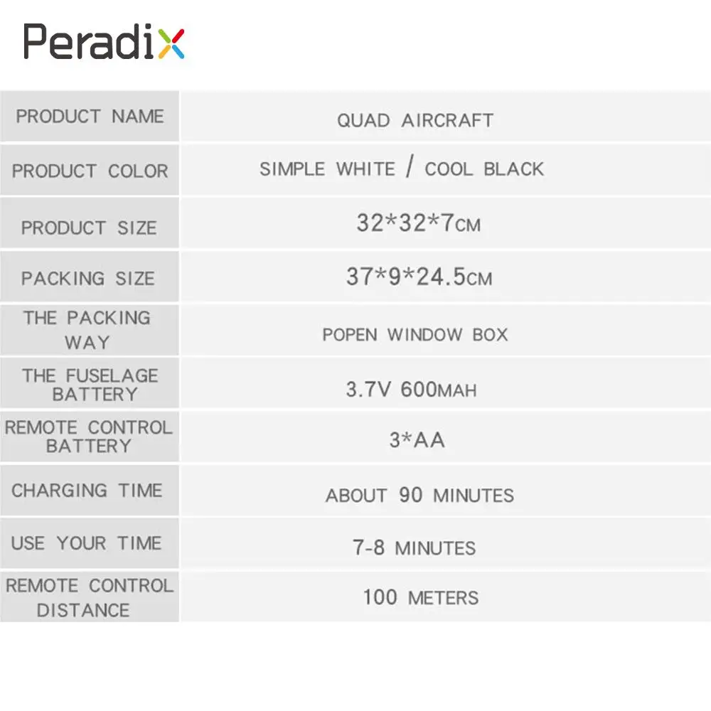 Peradix 4CH 6 оси гироскопа Радиоуправляемый Дрон Drone 2,4 ГГц Квадрокоптер Радиоуправляемый один ключ возврата парение Скорость регулируемый