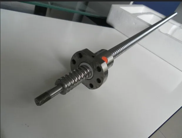 ФОТО 1pcs ball screw RM2505- 1000mm with 1pcs SFU2505 single ball nut with end machined for cnc screw shaft