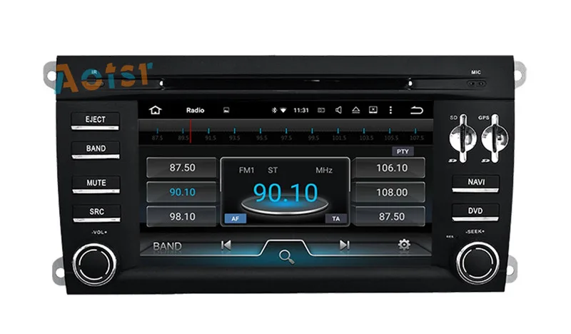Excellent 8 Core Android 6.0 Car DVD Player Stereo GPS Navigation Car Radio For Porsche Cayenne 2003 2004 2005 2006 2007 2008 2009 2010 2