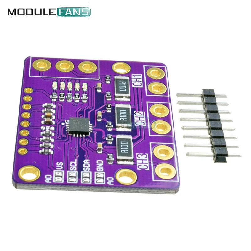 IIC I2C INA3221 Power Supply Voltage Monitor Sensor Board Module