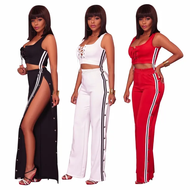 2018 summer fashion women sexy clothes plus size two piece set crop plus size two piece outfits
