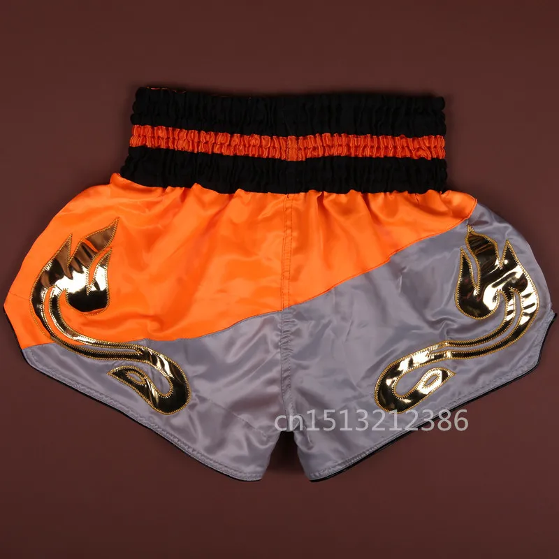 Muay Thai - Pantalones cortos de boxeo para hombres y mujeres de alto grado  para artes marciales, entrenamiento de gimnasio, pantalones cortos de