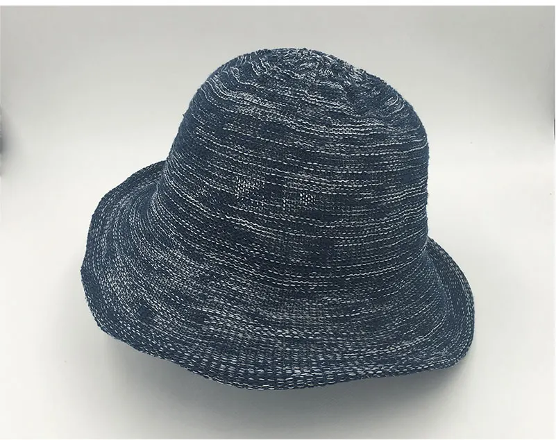 bucket hat women bucket hat black white polyester Bucket Hats (15)
