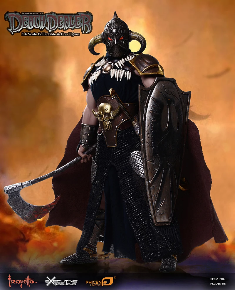 1/6 figure doll with seamless male body Frank Frazetta's Death Dealer