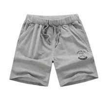 Летние Для мужчин Рубашки домашние середине талии прямо до колена брюки с кулиской свободные короткие плюс Размеры XL-9XL S3