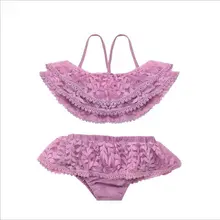 Новые Детские Купальник Прекрасная принцесса ветра большого размера для девочек купальный костюм для младенцев для 2-11 лет, для девочек