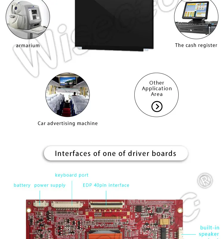 15,6 "4 K дисплей B156ZAN02.3 TFT-LCD разрешение 3840*2160 60 Гц 40pin 2 HDMI MINI DP 40PIN динамик Выход наушников ips