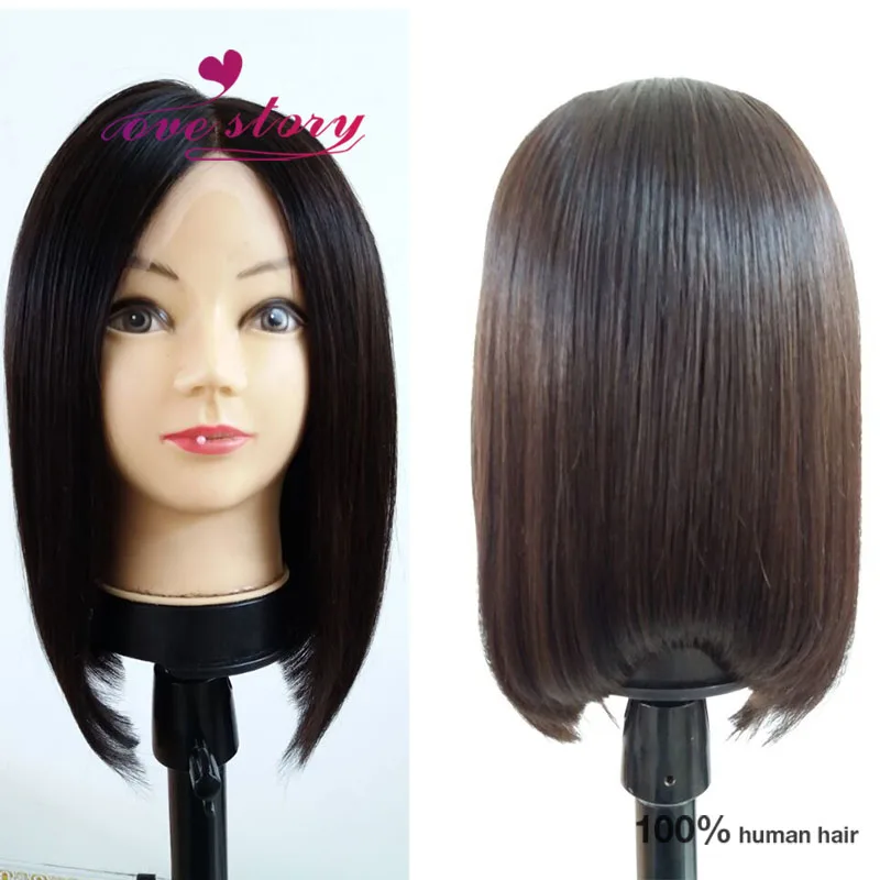 Cheap Lace Front Bob Wigs Layered Full Lace Human Hair Wigs Bob
