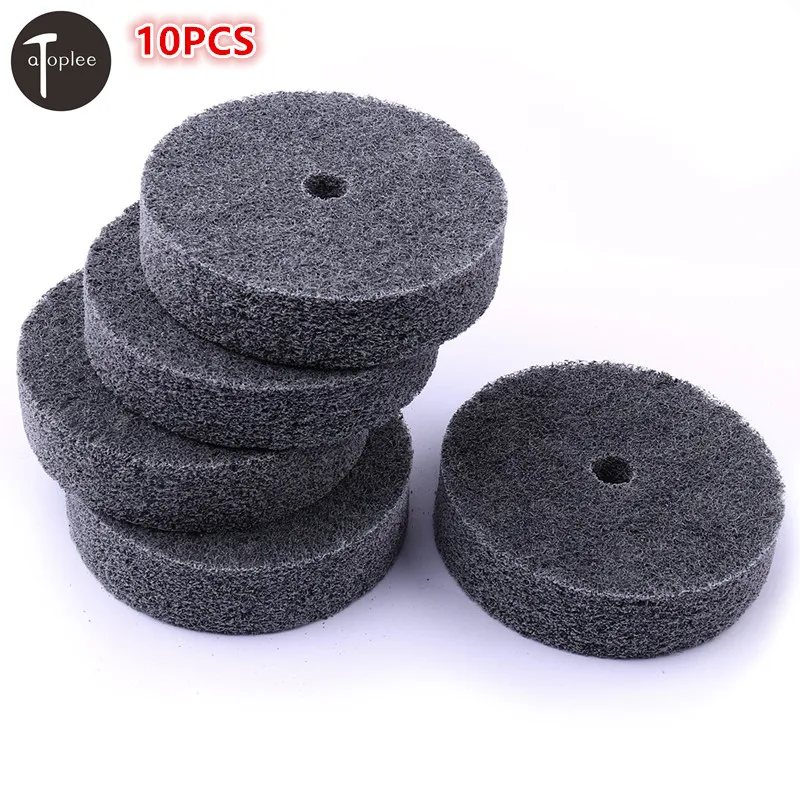 

10PCS 75mm Polishing Wheel Grinder Ceramic Abrasive Grinding Wheel for Metal Ceramics Marble Gray Fiber Grinding Wheel